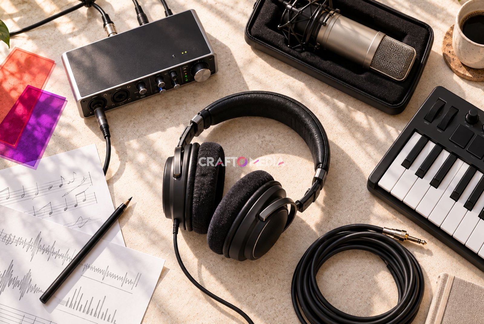 Music production studio
